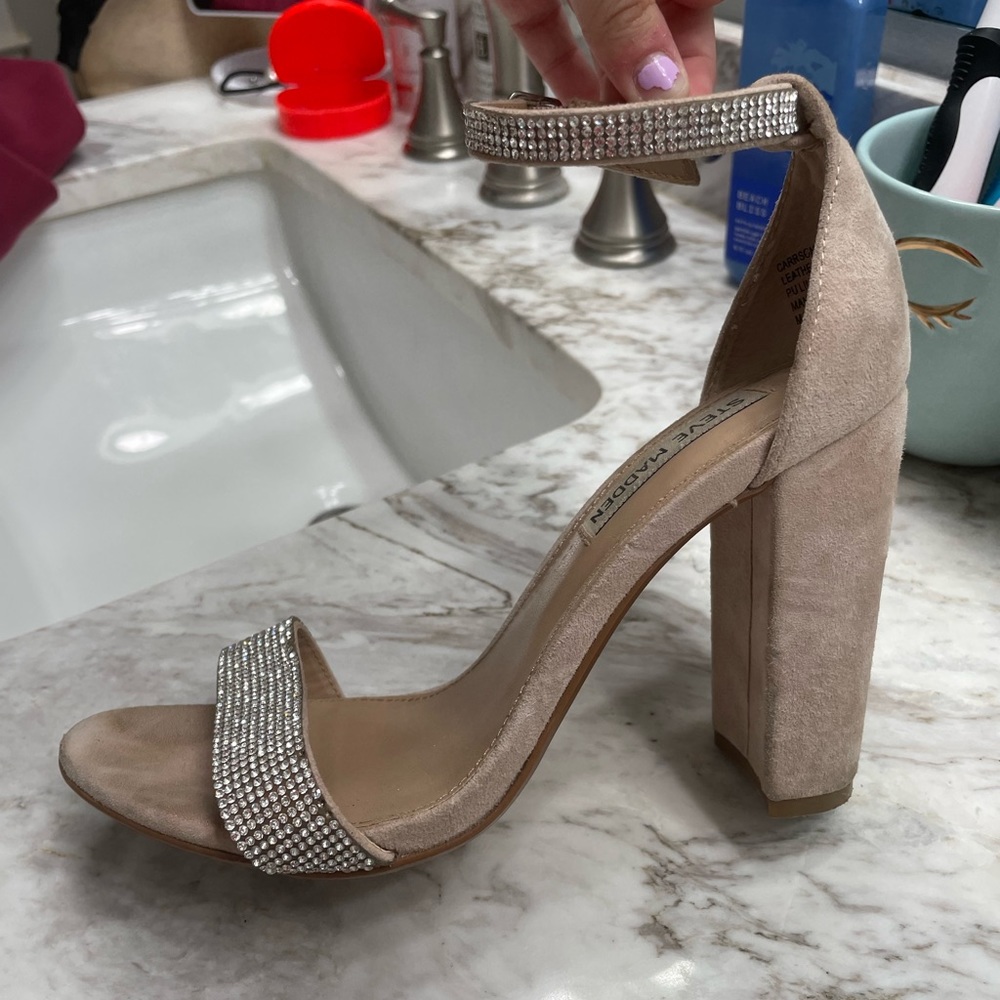 Steve Madden Rhinestone Heels - Picture 5 of 10